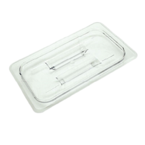 Food Pan Cover, Clear, 1/3 Size, No Notch