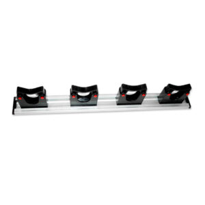 Broom & Mop Holder, Wall Mounted, Stainless Steel