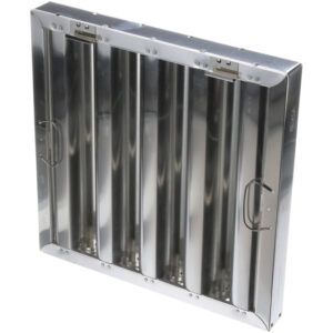 Hood Filter, Stainless Steel, 16"Wide x 16" High with Built in Clips